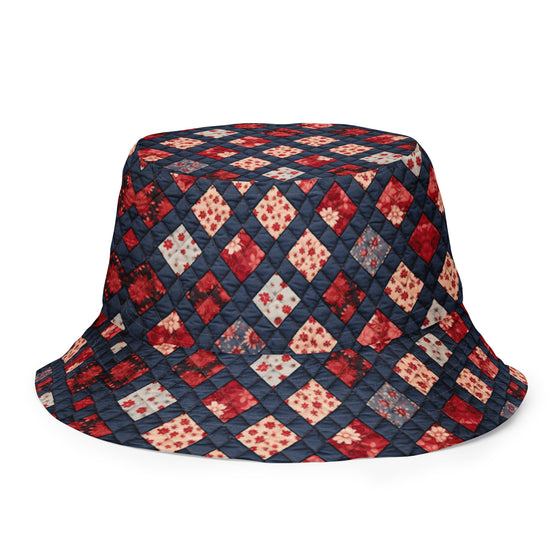 Grandma’s quilt reversible bucket hat