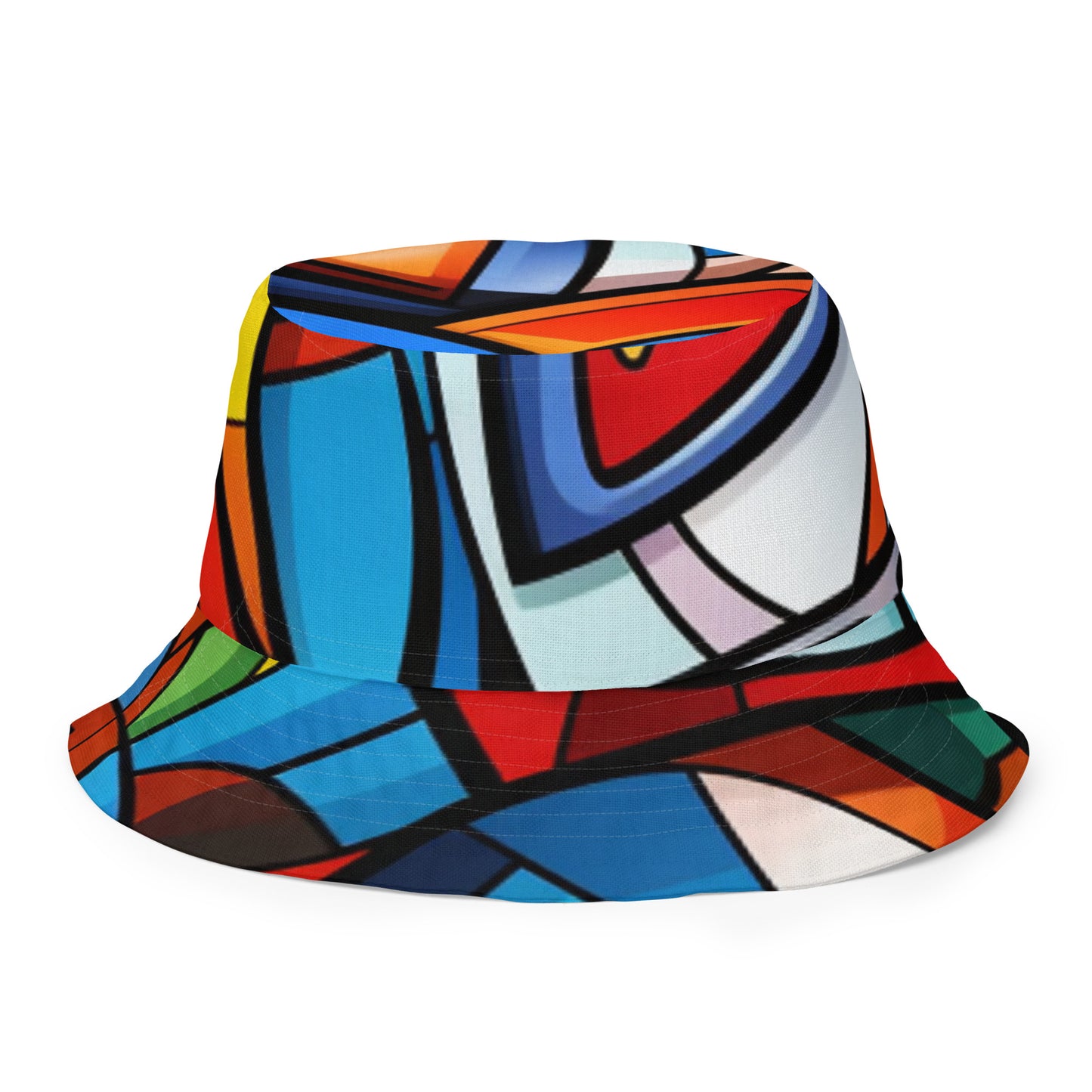 Abstract Hero Reversible bucket hat