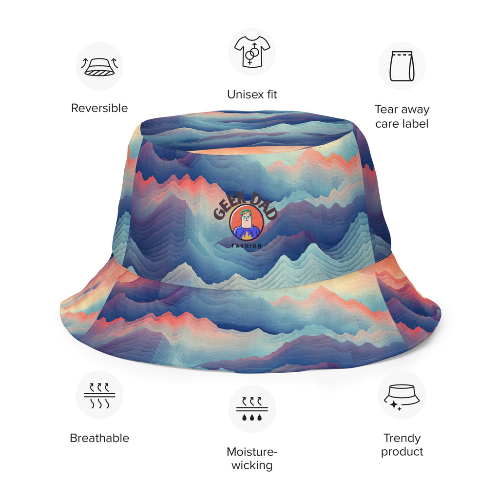 80s reversible bucket hat