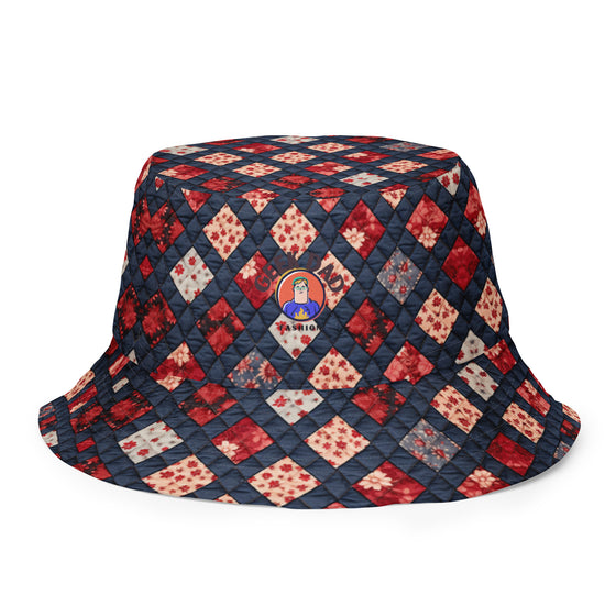 Grandma’s quilt reversible bucket hat