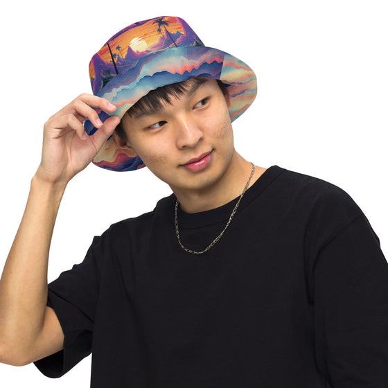 80s reversible bucket hat