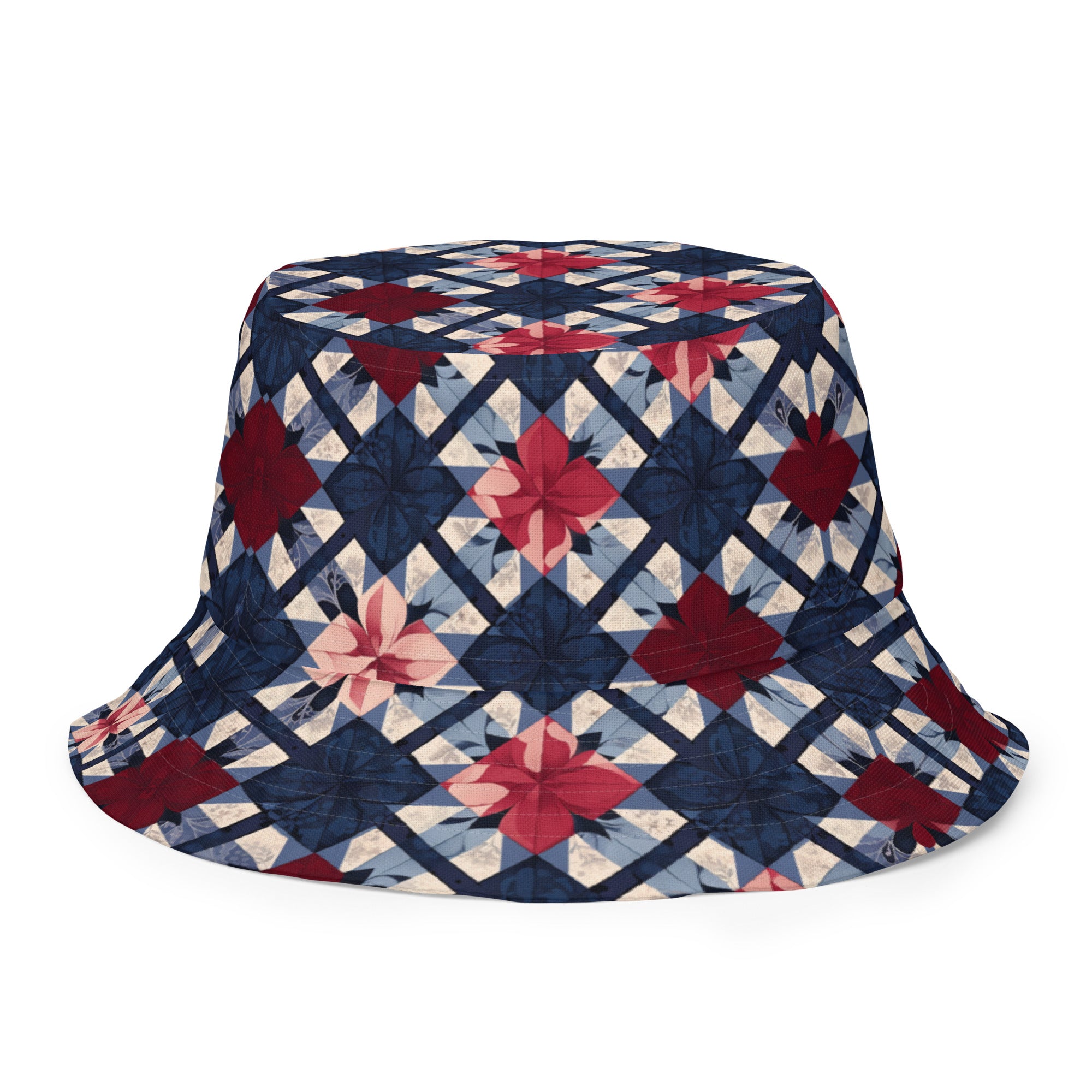 Grandma’s quilt reversible bucket hat
