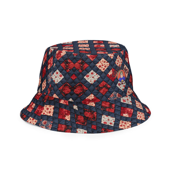 Grandma’s quilt reversible bucket hat