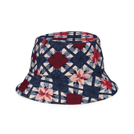 Grandma’s quilt reversible bucket hat