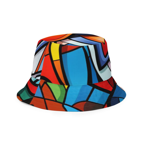 Abstract Hero Reversible bucket hat