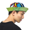 Abstract Hero Reversible bucket hat