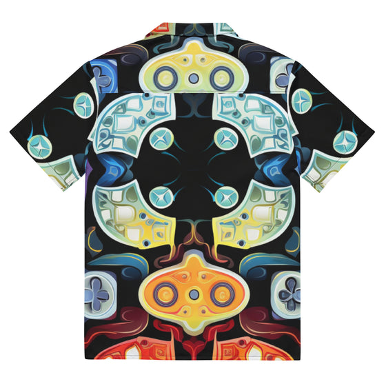 Abstract Gamer Unisex button shirt