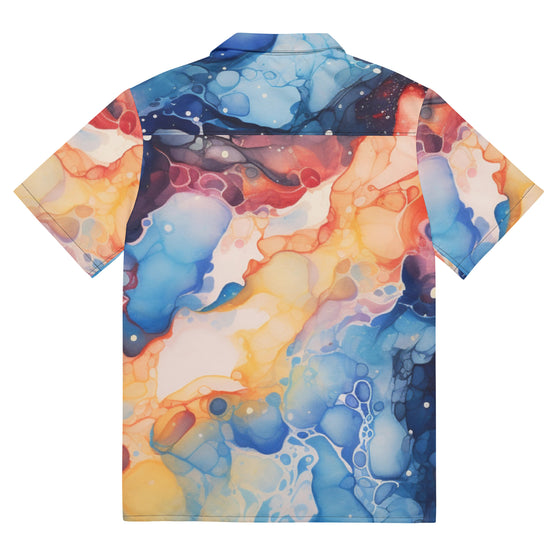 Surreal Space Unisex button shirt