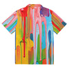 Dripping Paint Unisex button shirt