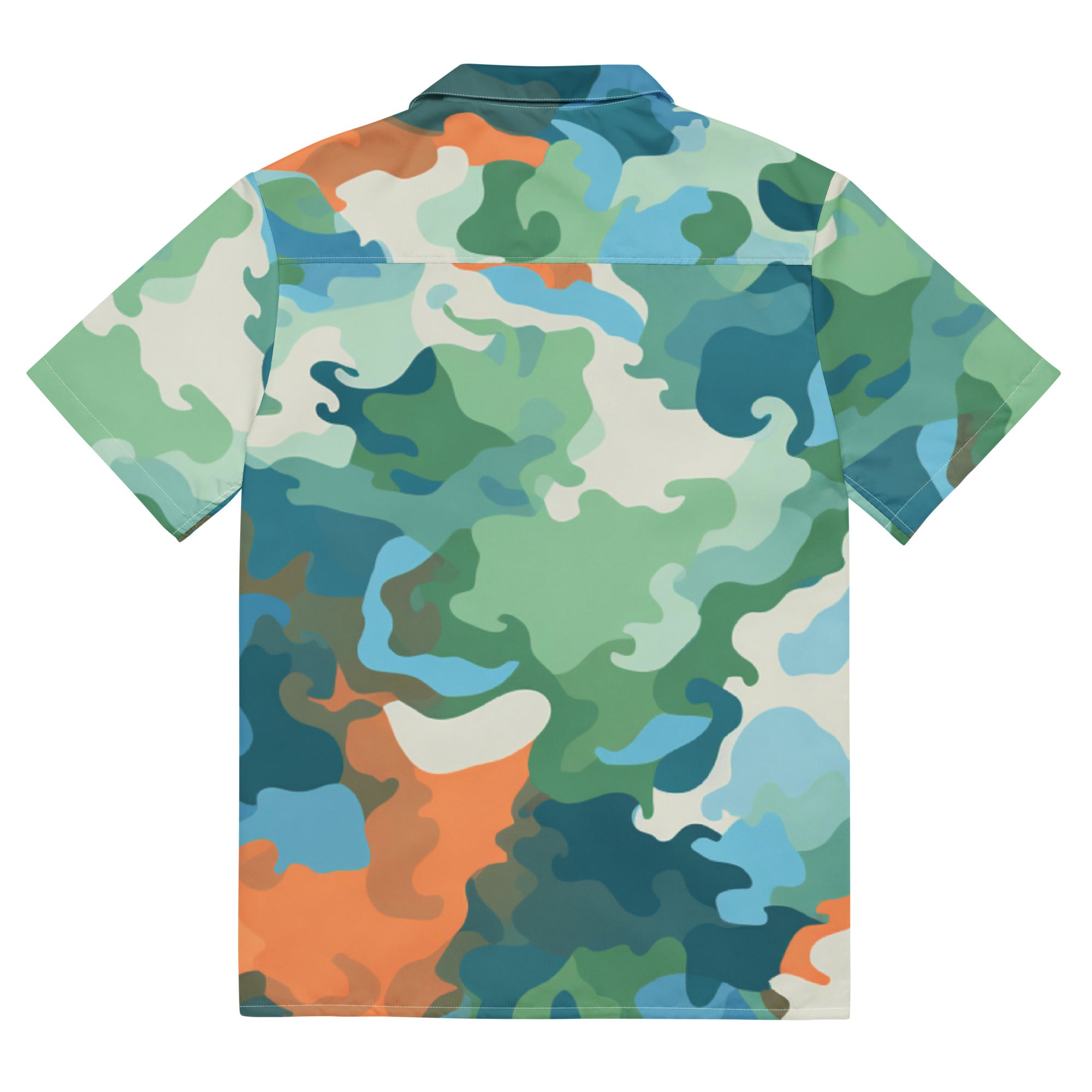 Subtle Gaming Camo Button-Down Shirt | Geek Dad Fashion