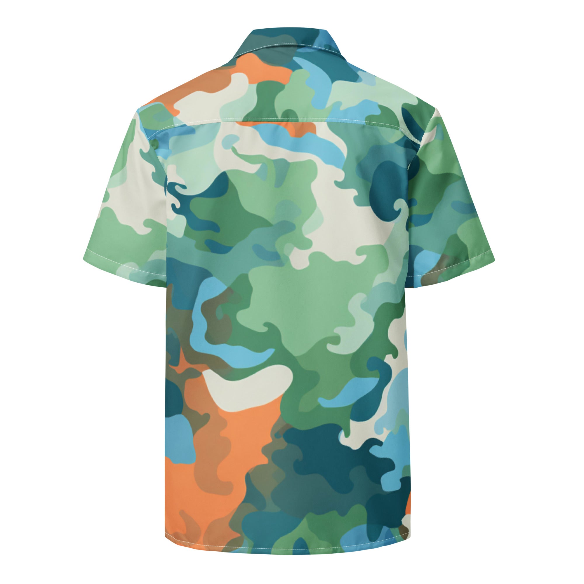 Subtle Gaming Camo Button-Down Shirt | Geek Dad Fashion