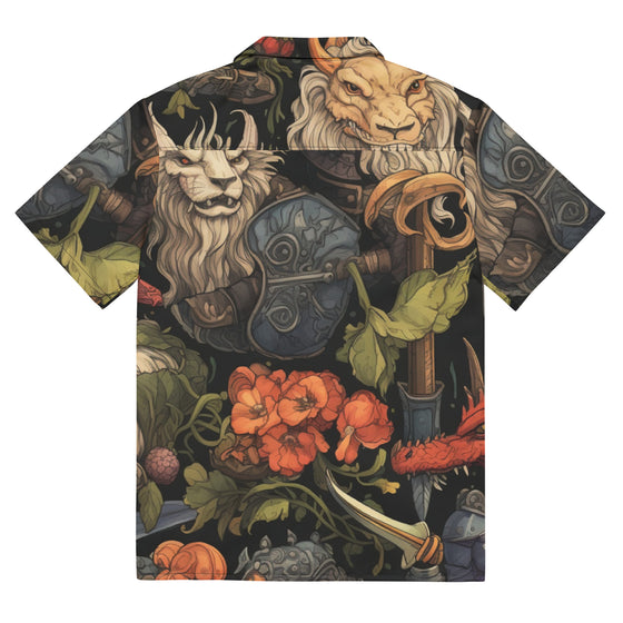 Dungeon Master 1 Unisex button shirt