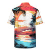 Beach Sunset Unisex button shirt