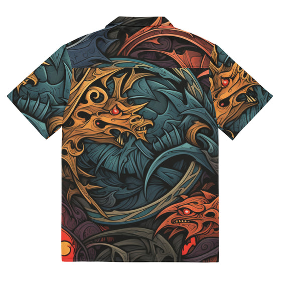 Dragon master Unisex button shirt