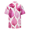 Pink Palm Unisex button shirt