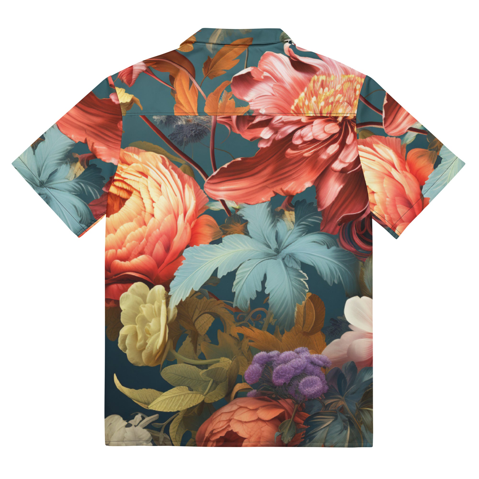 NPC Vacation Shirt | Funny Gamer Dad Floral Button-Up