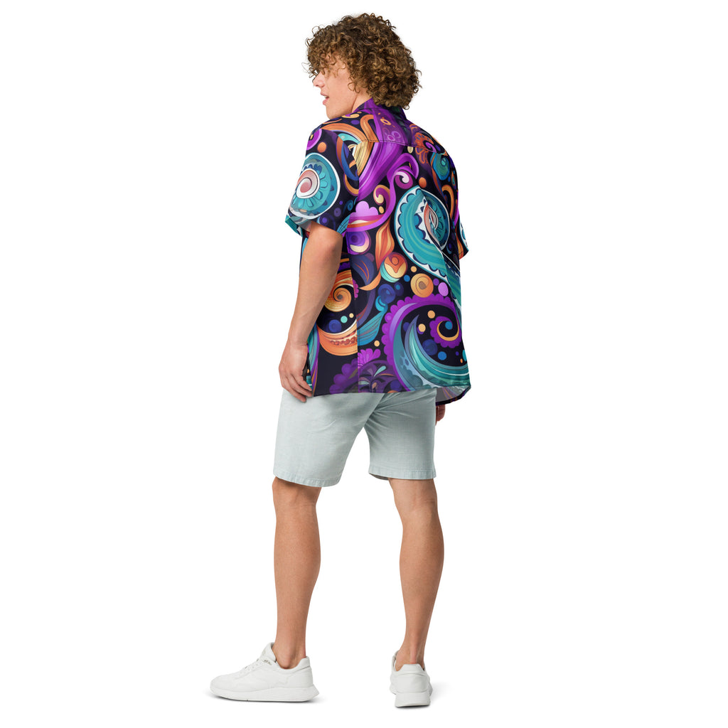 The Adventurer's Map Paisley Shirt | RPG Gamer Button-Up