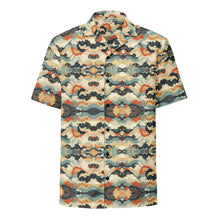  Cloud wave unisex button shirt