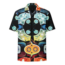  Abstract Gamer Unisex button shirt