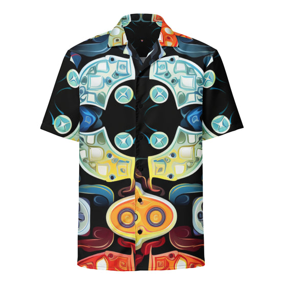 Abstract Gamer Unisex button shirt