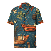  Gone Fishing Unisex button shirt