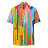 Dripping Paint Unisex button shirt