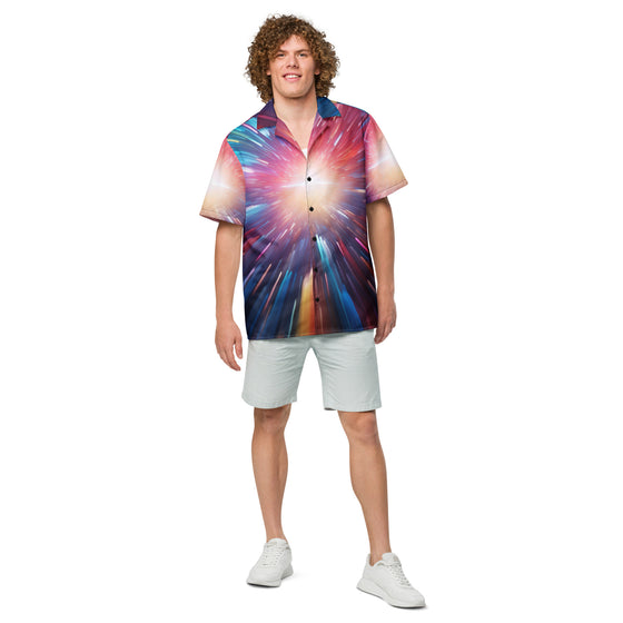 Across the Galaxy Unisex button shirt