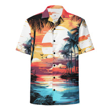  Beach Sunset Unisex button shirt