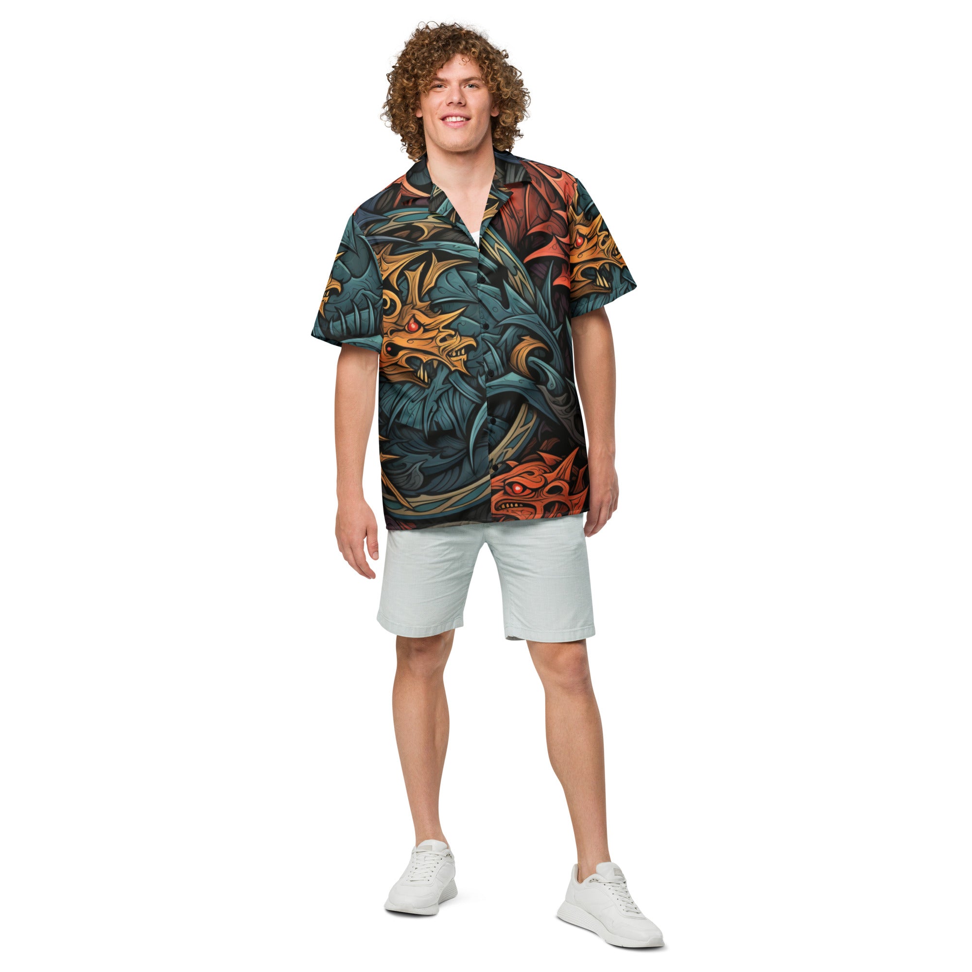 The Dragon Lord Button-Up | D&D Shirt for Dungeon Masters & Dads