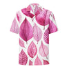 Pink Palm Unisex button shirt