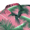 Pink Lightning Palms unisex button shirt