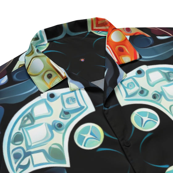 Abstract Gamer Unisex button shirt