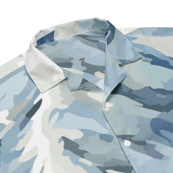 Winter Camo Unisex button shirt