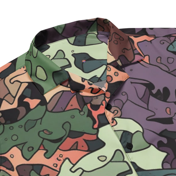 Dragon Camo Unisex button shirt