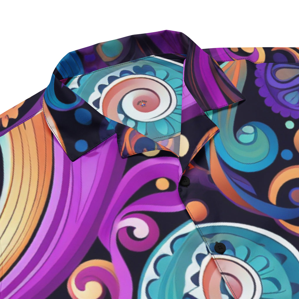 The Adventurer's Map Paisley Shirt | RPG Gamer Button-Up