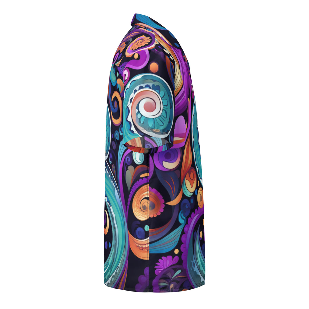 The Adventurer's Map Paisley Shirt | RPG Gamer Button-Up