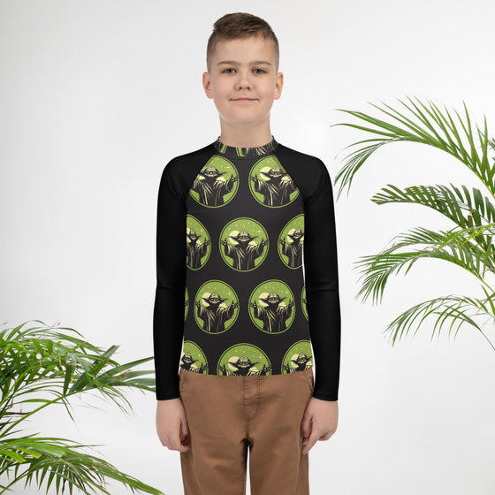 Yoda Fan Art Youth Rash Guard