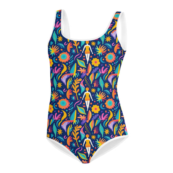 Fun in the Sun All-Over Print Youth Swimsuit