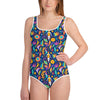 Fun in the Sun All-Over Print Youth Swimsuit