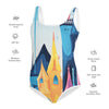 Princess Castle All-Over Print Youth Swimsuit