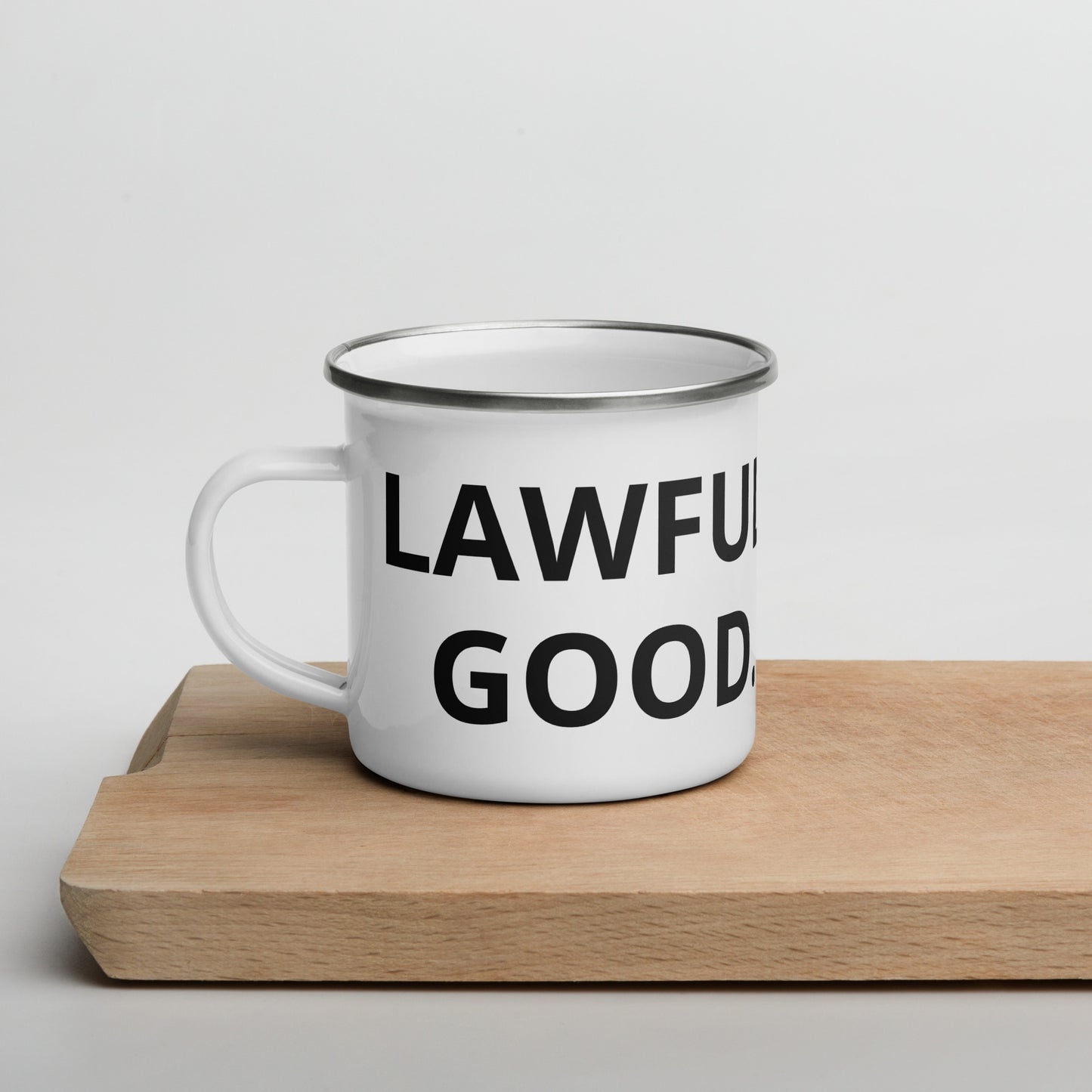 Lawful Good Ranger D&D Mug | Dungeons and Dragons Enamel Camp Cup