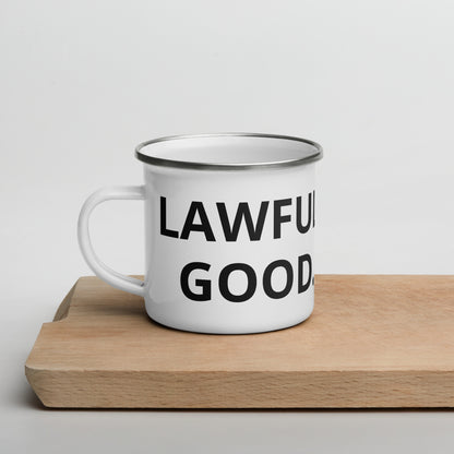 Lawful Good Ranger D&D Mug | Dungeons and Dragons Enamel Camp Cup