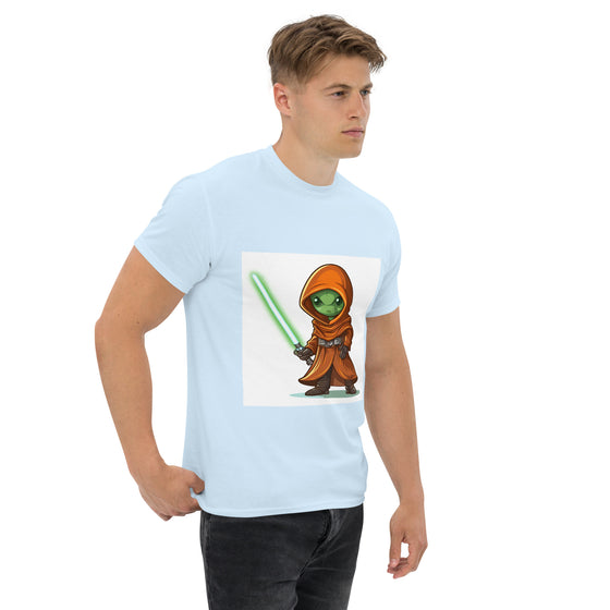 Green Alien Jedi men's classic tee