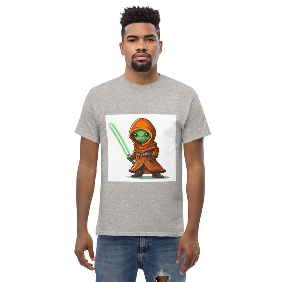 Green Alien Jedi men's classic tee