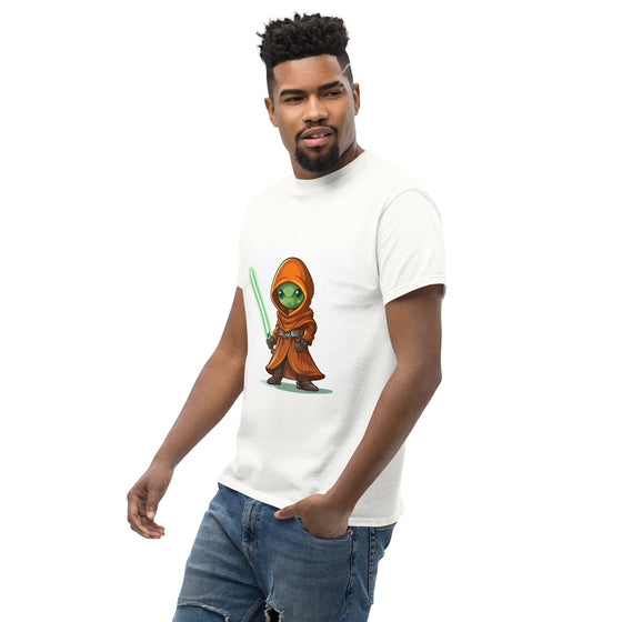 Green Alien Jedi men's classic tee