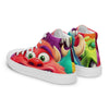 Funky Monsters Men’s high top canvas shoes