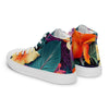 Flowers are Life Men’s high top canvas shoes