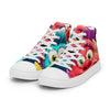 Funky Monsters Men’s high top canvas shoes