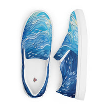  Chill Ocean Men’s slip-on canvas shoes