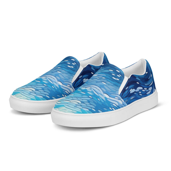 Chill Ocean Men’s slip-on canvas shoes